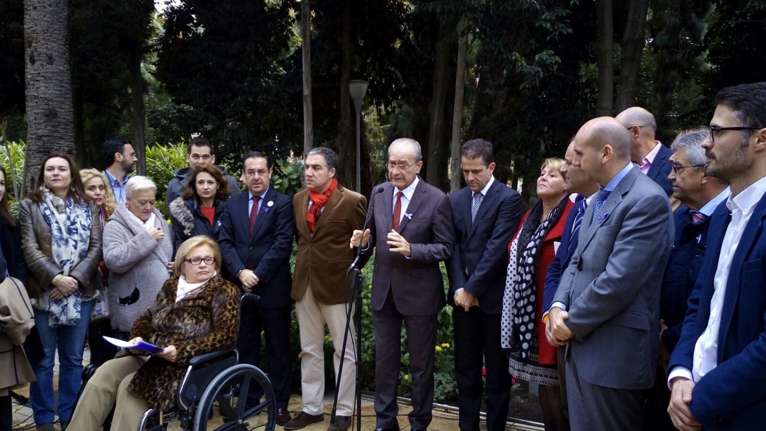 El Ayuntamiento de Málaga rinde homenaje a las víctimas de la violencia de género