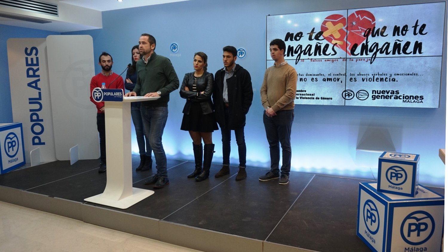 NNGG del PP lanza una campaña para prevenir conductas dominantes y de control entre los jóvenes