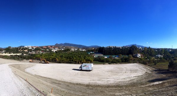 Estepona inicia las obras para crear una gran zona verde y de ocio con más de 26.000 metros cuadrados en Cancelada