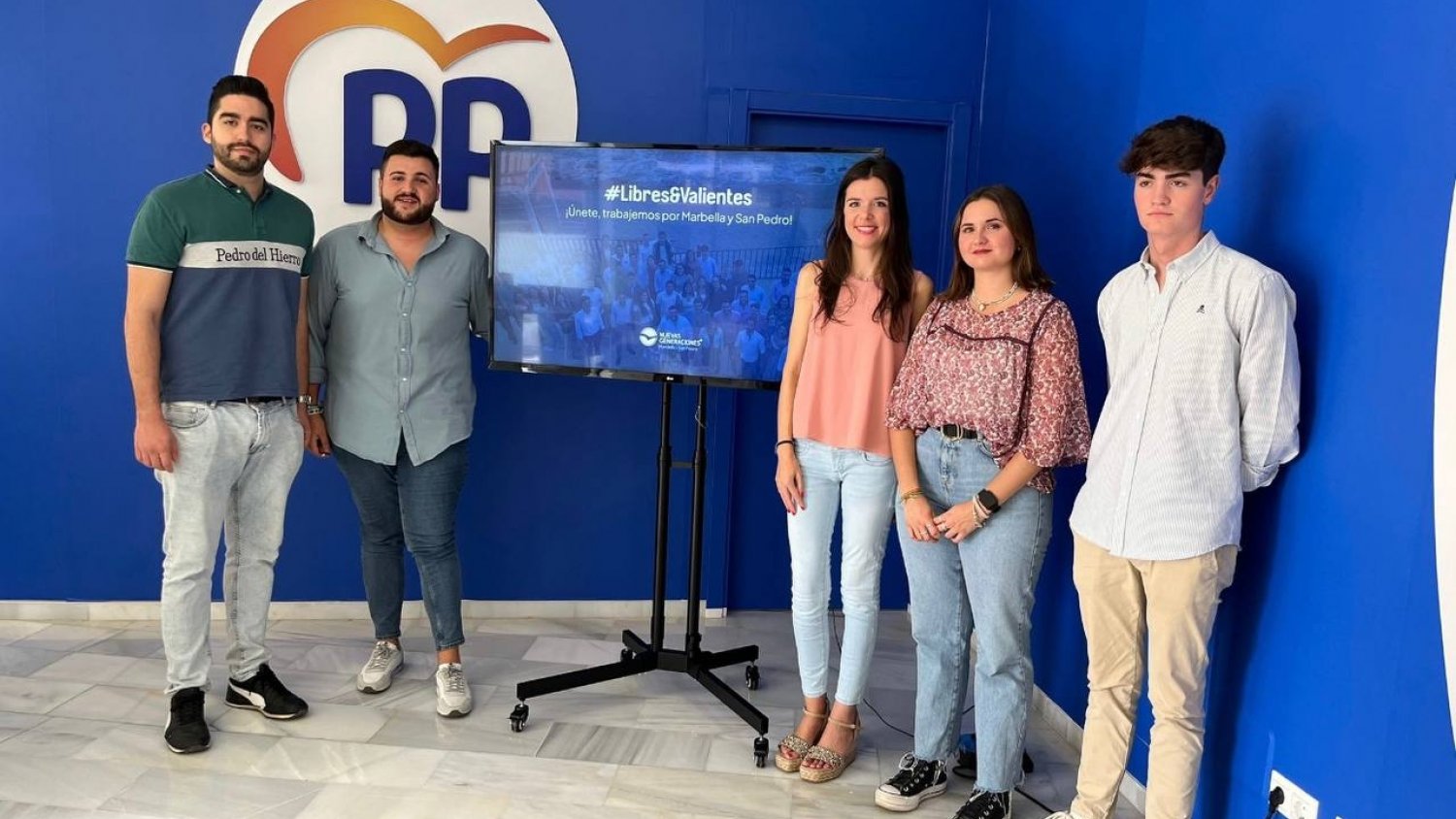 NNGG Marbella y San Pedro presenta la campaña de afiliación “Libres y valientes”