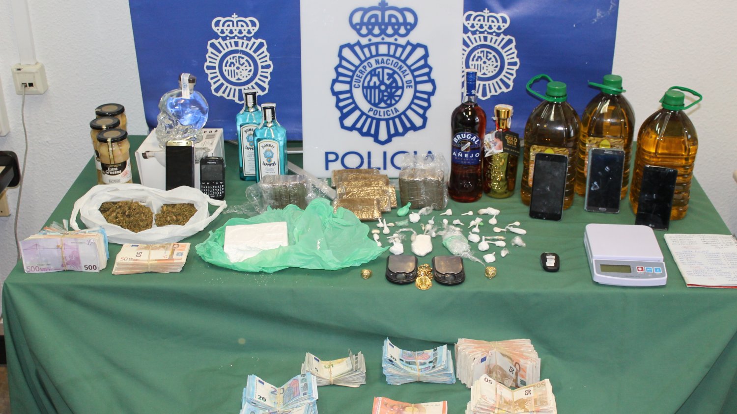 Desarticulado en Málaga un clan familiar dedicado al tráfico de drogas