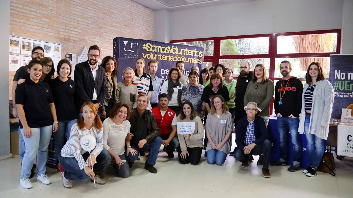 Más de 40 asociaciones participan en la semana del voluntariado de la UMA