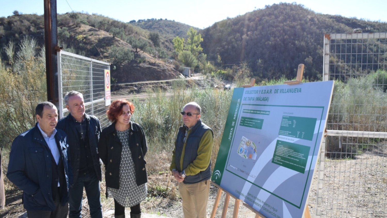 La Junta comienza las obras de construcción de la depuradora de Villanueva de Tapia