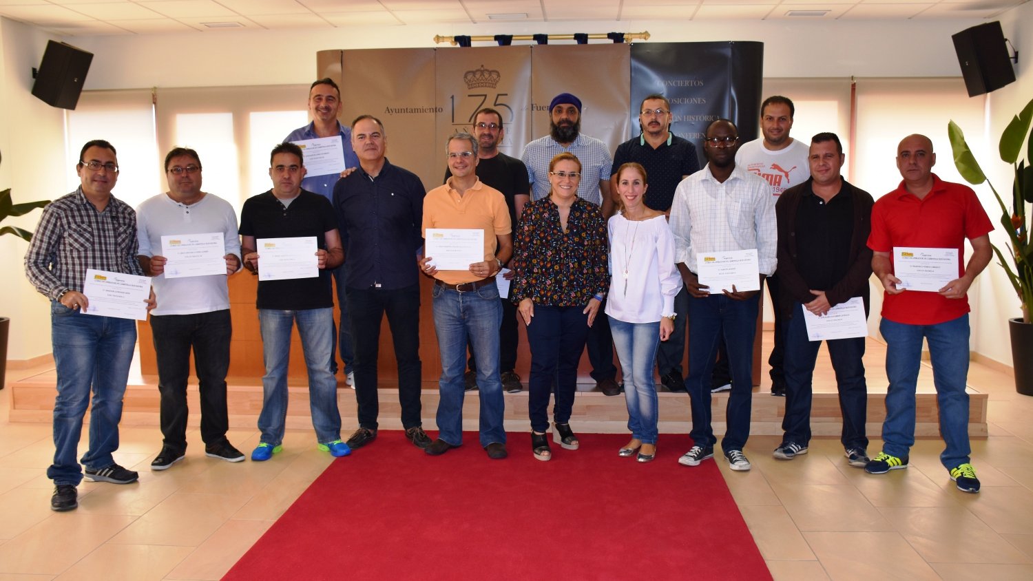 Fuengirola clausura tres cursos de formación en los que han participado cuarenta fuengiroleños