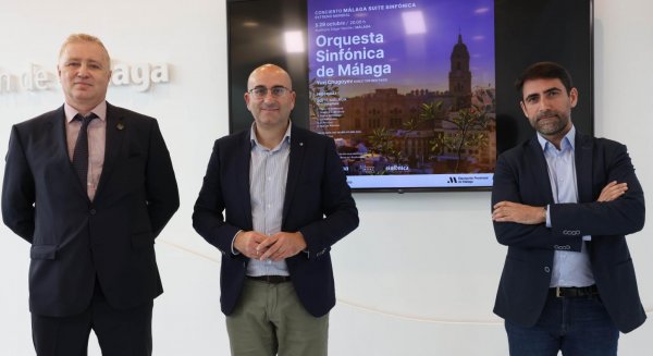 El auditorio Edgar Neville de la Diputación acoge el estreno mundial de 'Málaga Suite Sinfónica'
