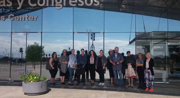Universitarios de Islandia que participan en un proyecto europeo de la UMA visitan Fycma para conocer sus instalaciones