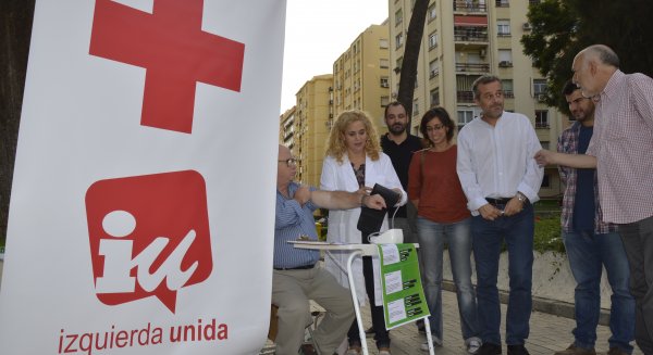 IU ofrece su campaña para reclamar mejoras en la Sanidad como plataforma unitaria de la provincia