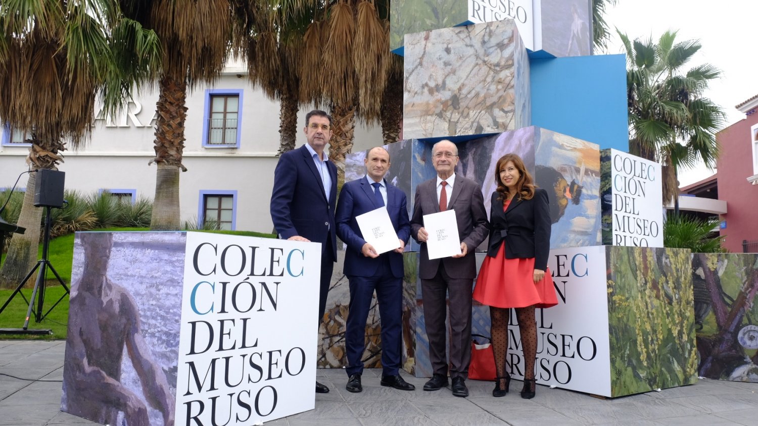El Ayuntamiento de Málaga y Plaza Mayor firman un acuerdo de patrocinio para promocionar la colección del Museo Ruso