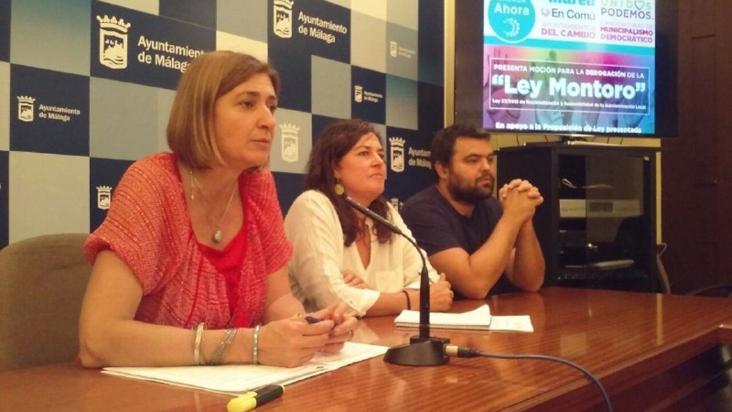 Málaga Ahora y Unidos Podemos presentan la propuesta de derogación de la Ley Montoro