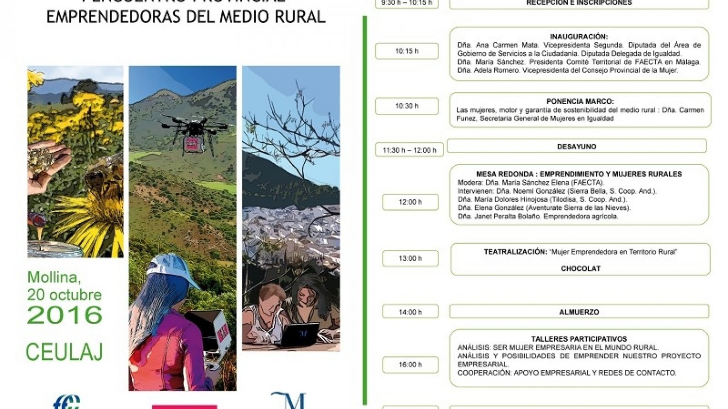Más de 200 mujeres participarán en el 'I Encuentro Provincial de Emprendedoras del Medio Rural'