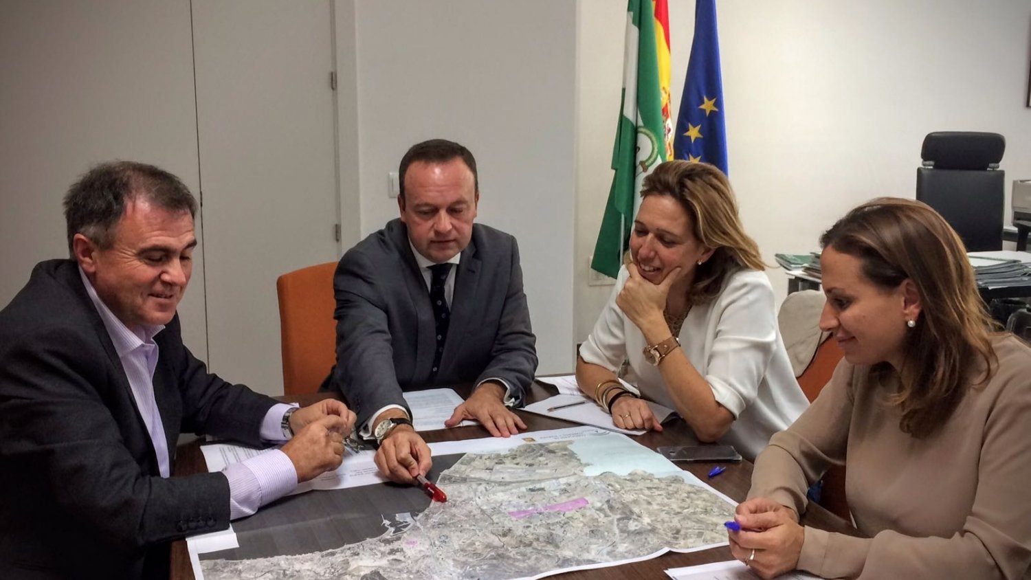Junta y Ayuntamiento de Málaga dan luz verde a los dos primeros proyectos del Plan Andaluz de la Bicicleta en la capital