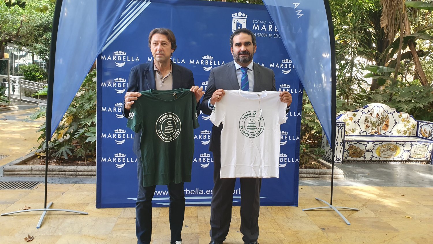 Marbella colaborará en la promoción de la fase final de la Copa Davis con un clinic