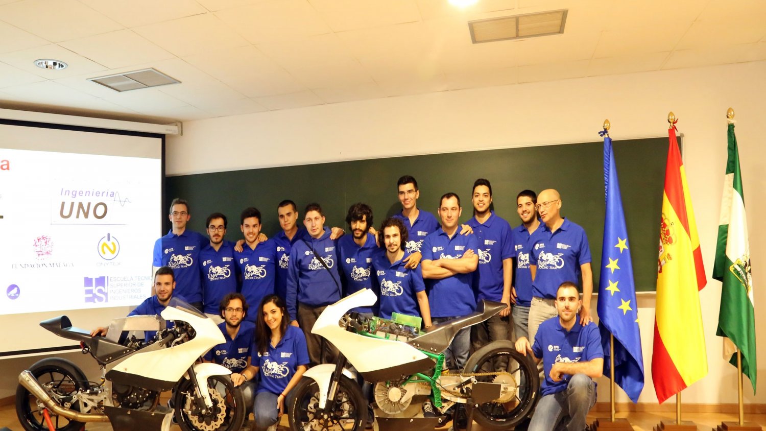 Estudiantes de la UMA competirán en Motostudent 2016 en el circuito de Alcañiz