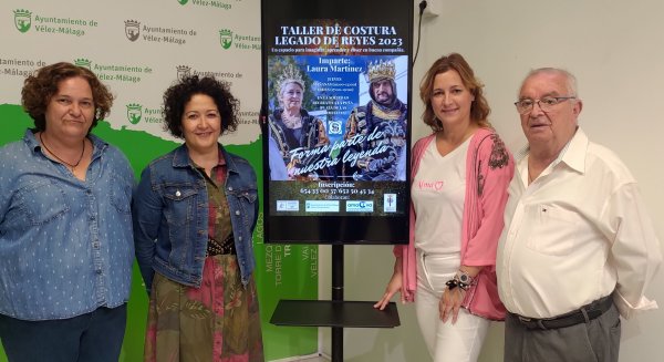 Vélez-Málaga inicia la segunda edición de talleres para confeccionar trajes del Desfile Legado de Reyes