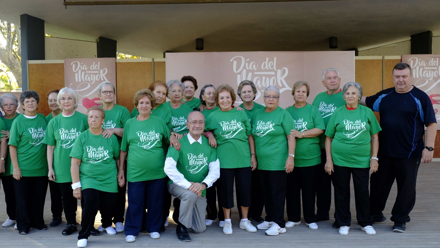 Jornada de Actividades Deportivas en Málaga en la celebración del Día Internacional de las Personas Mayores