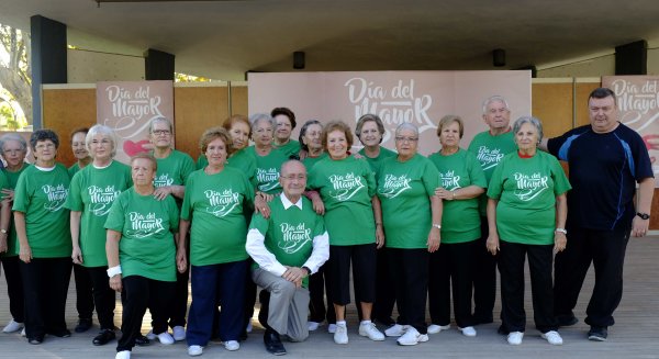 Jornada de Actividades Deportivas en Málaga en la celebración del Día Internacional de las Personas Mayores