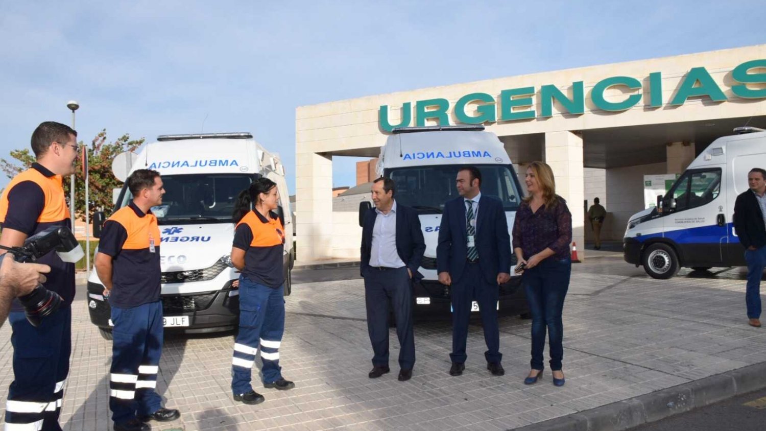 El Área Sanitaria Norte de Málaga renueva la flota de ambulancias con ocho nuevos vehículos sanitarios