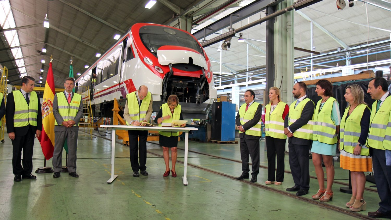 Educación acuerda con Renfe el desarrollo en Málaga de un proyecto de Formación Profesional Dual en material ferroviario