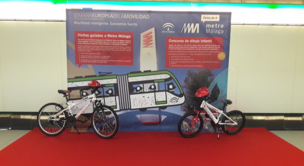 Metro de Málaga celebra la Semana Europea de la Movilidad con visitas populares y un concurso de dibujo infantil