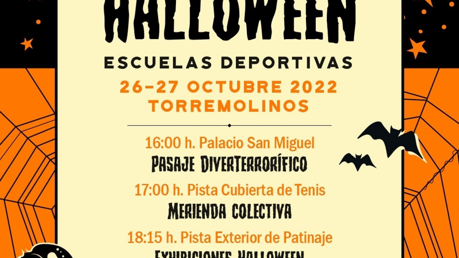 Más de 800 alumnos participarán en la ` I Fiesta de Halloween de las escuelas deportivas´ en Torremolinos