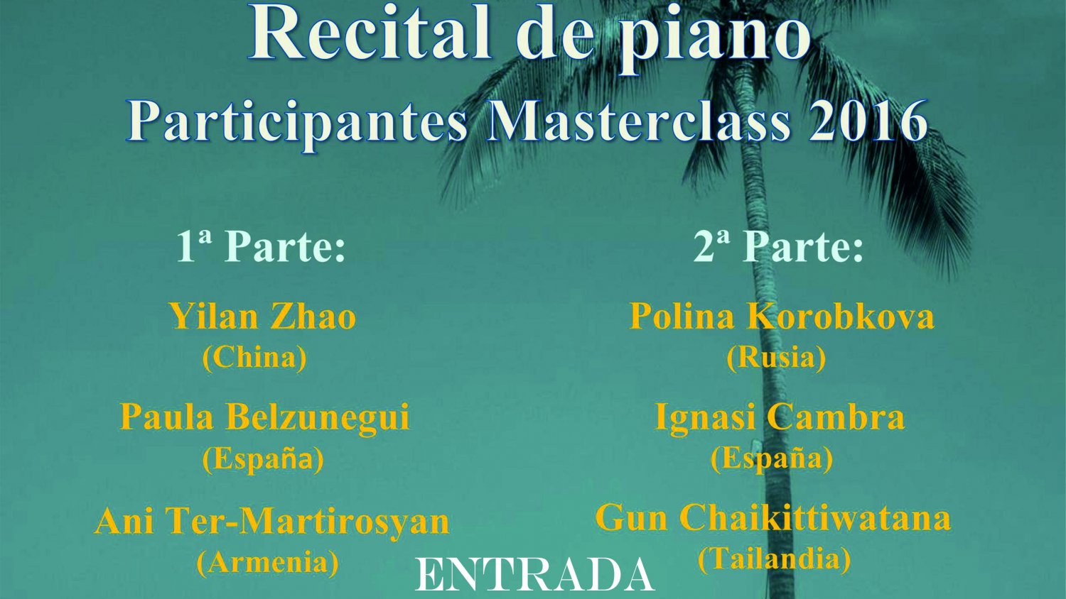 El centro cultural Padre Manuel de Estepona acoge un recital de piano a beneficio de la Asociación Parkinson Sol
