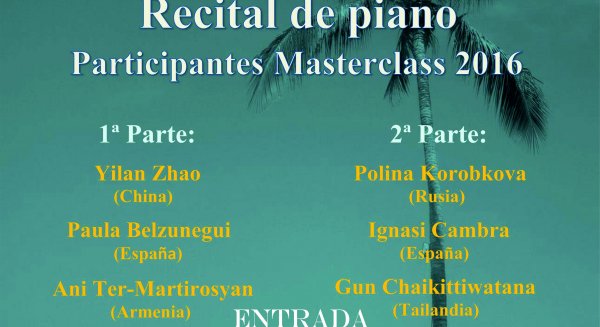 El centro cultural Padre Manuel de Estepona acoge un recital de piano a beneficio de la Asociación Parkinson Sol