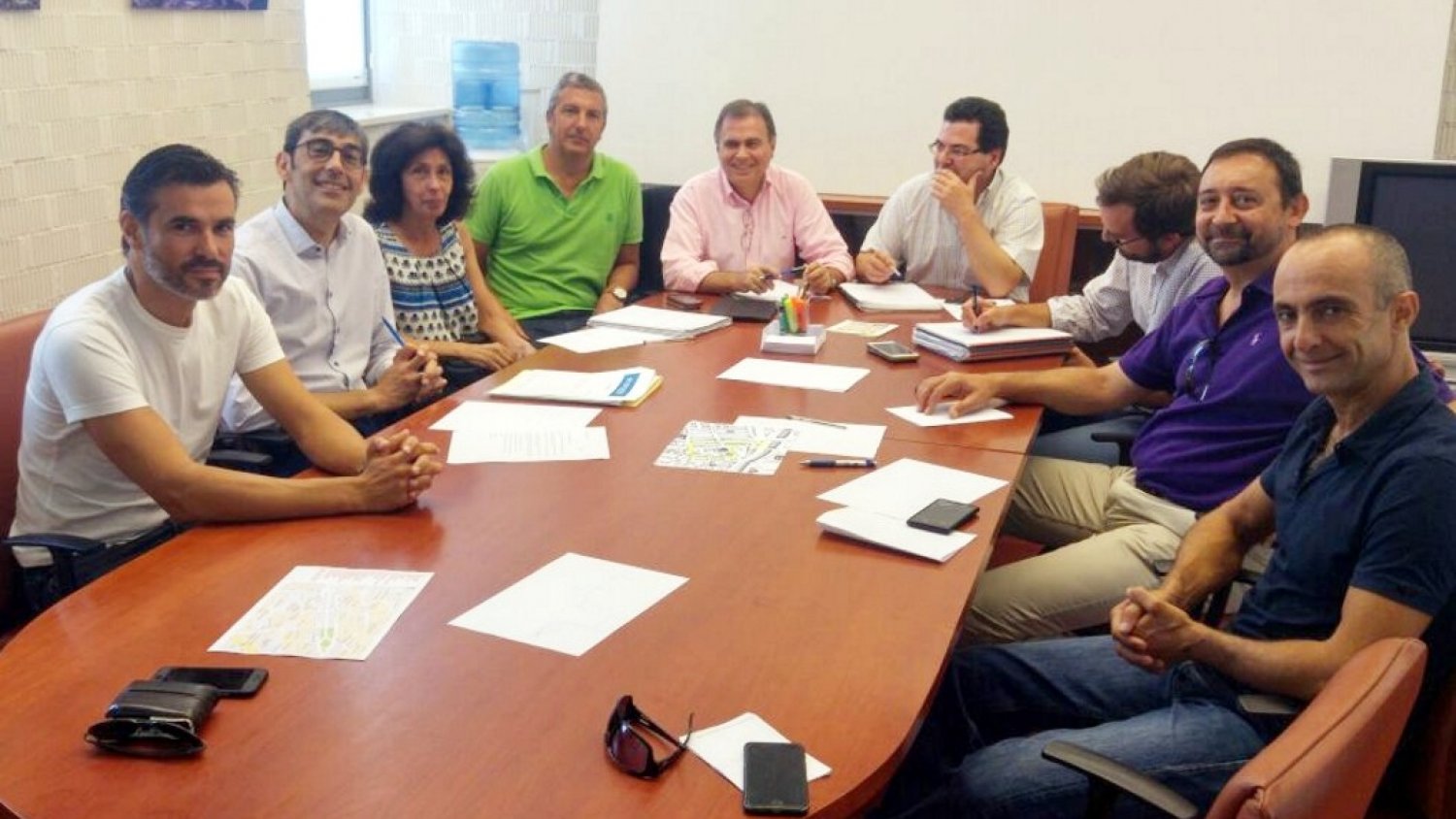 La Junta se reúne con los comerciantes de la Alameda en Málaga para analizar el impacto de las obras del metro
