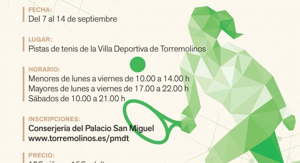 Torremolinos celebrará el XV Campeonato de Tenis 2016