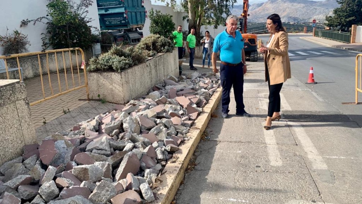 Ronda invierte en torno a 700.000 euros en mejorar la accesibilidad del polígono industrial El Fuerte