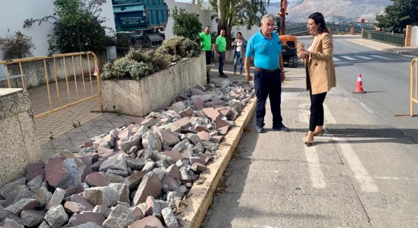 Ronda invierte en torno a 700.000 euros en mejorar la accesibilidad del polígono industrial El Fuerte