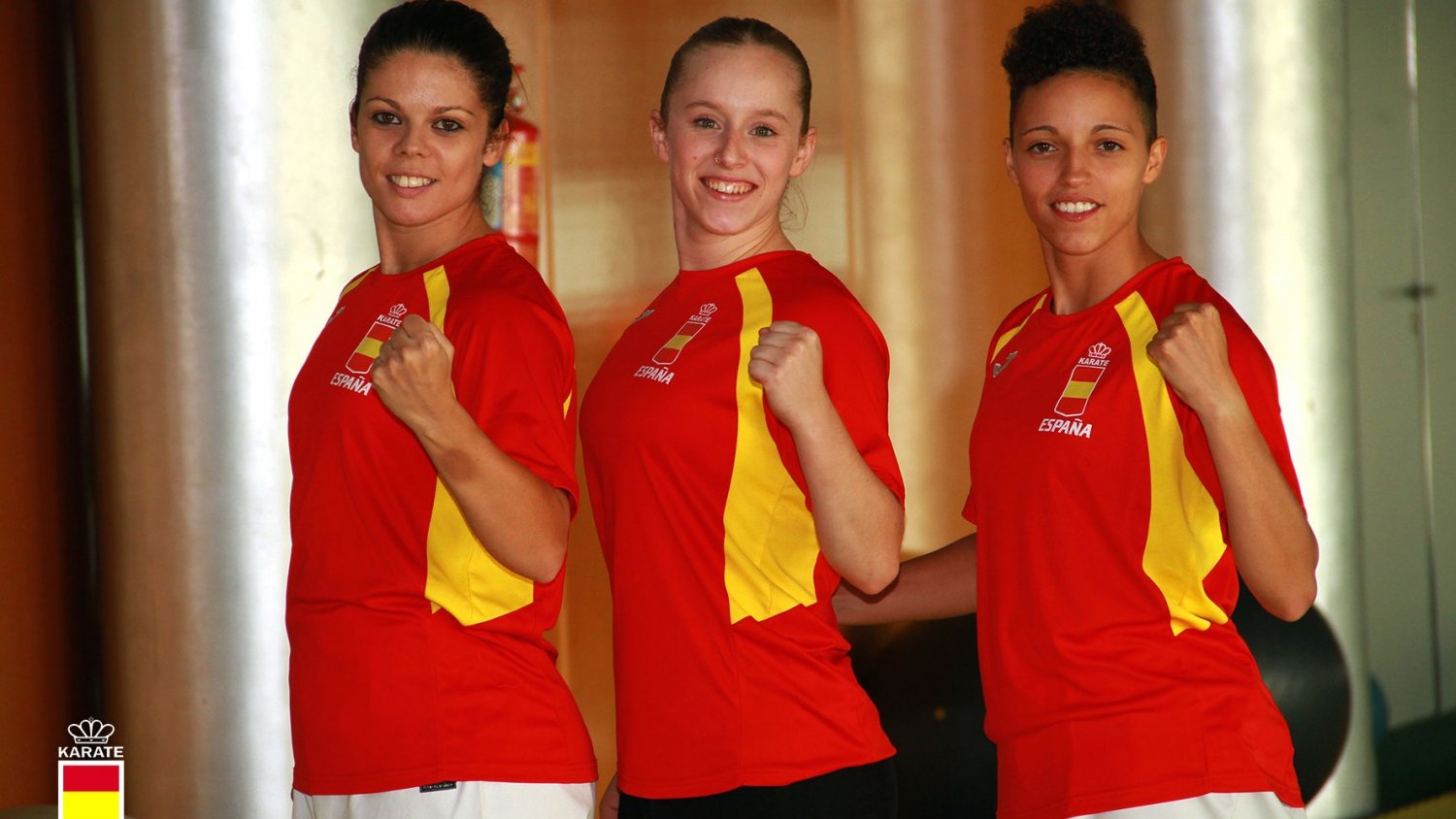 La selección española con los karatecas torremolinenses Margarita Morata y Damián Quintero preparan el Campeonato del Mundo