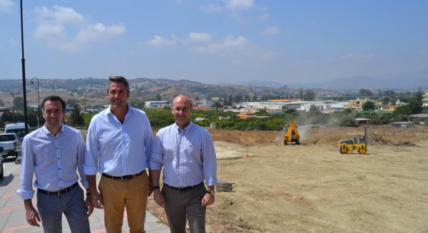 Comienzan las obras del colegio Indira Gandhi en Las Lagunas