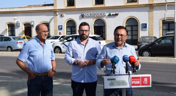 El PSOE exige al ministerio de Fomento que reanude las obras del AVE entre Antequera y Granada
