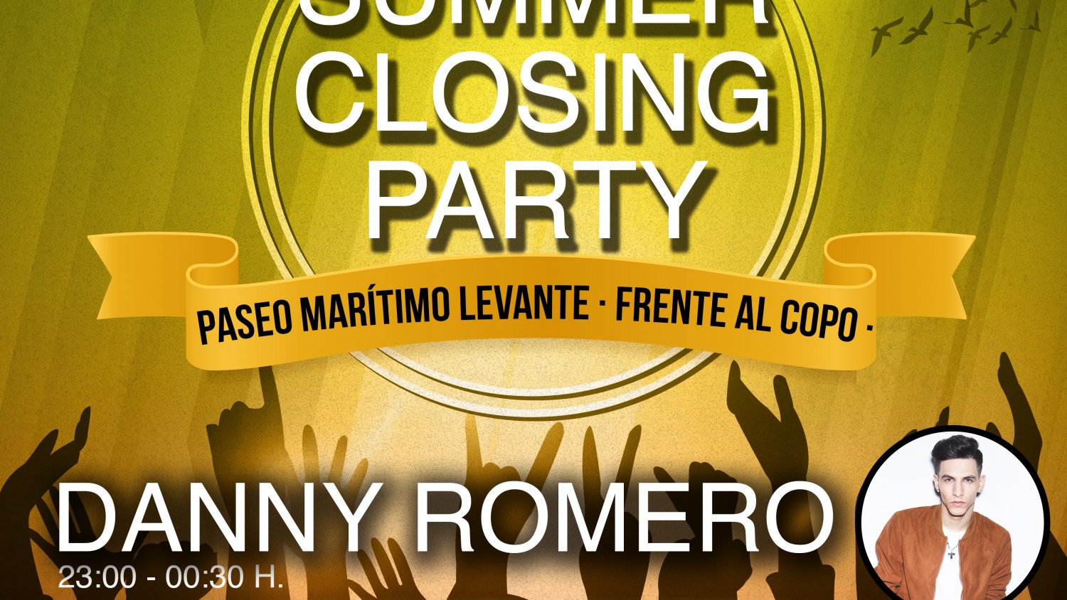 El dj Danny Romero pondrá el broche de oro a la Summer Closing Party de Torre del Mar