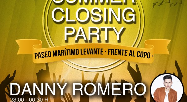 El dj Danny Romero pondrá el broche de oro a la Summer Closing Party de Torre del Mar