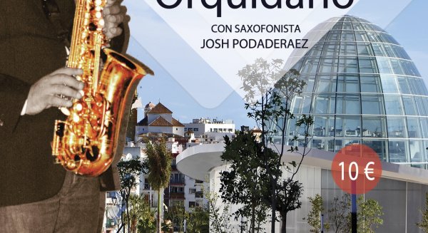 El Orquidario de Estepona se estrena como sala de conciertos con la actuación del saxofonista Josh Podaderaez