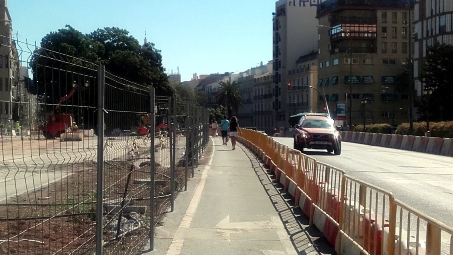 Las obras del Metro de Málaga afrontan la demolición del tablero norte del Puente de Tetuán