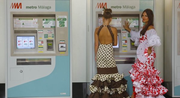 Metro de Málaga transporta un total de 87.101 pasajeros durante la semana de la Feria 2016