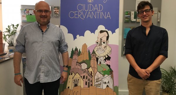 Torre del Mar presenta 10 mupis publicitarios para rememorar el cuarto centenario de la muerte de Miguel de Cervantes