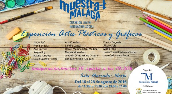 El proyecto Muestra-T Málaga comienza su tercera edición con una exposición en Nerja de arte plástico y gráfico