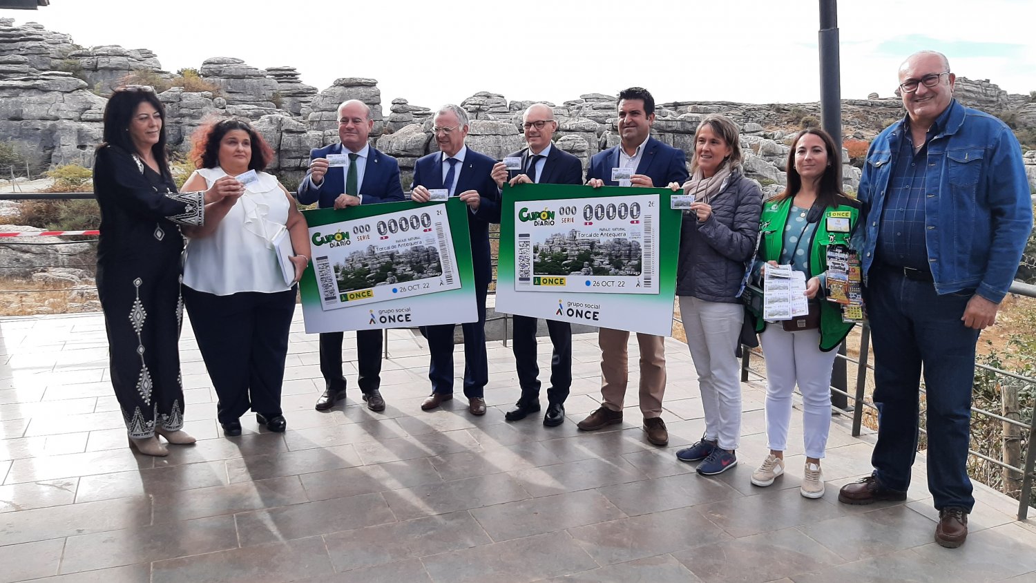 El cupón de la ONCE invita a descubrir la belleza del Torcal de Antequera