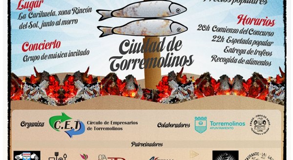 Torremolinos organiza una gran espetada con más de 200 kilos de sardinas