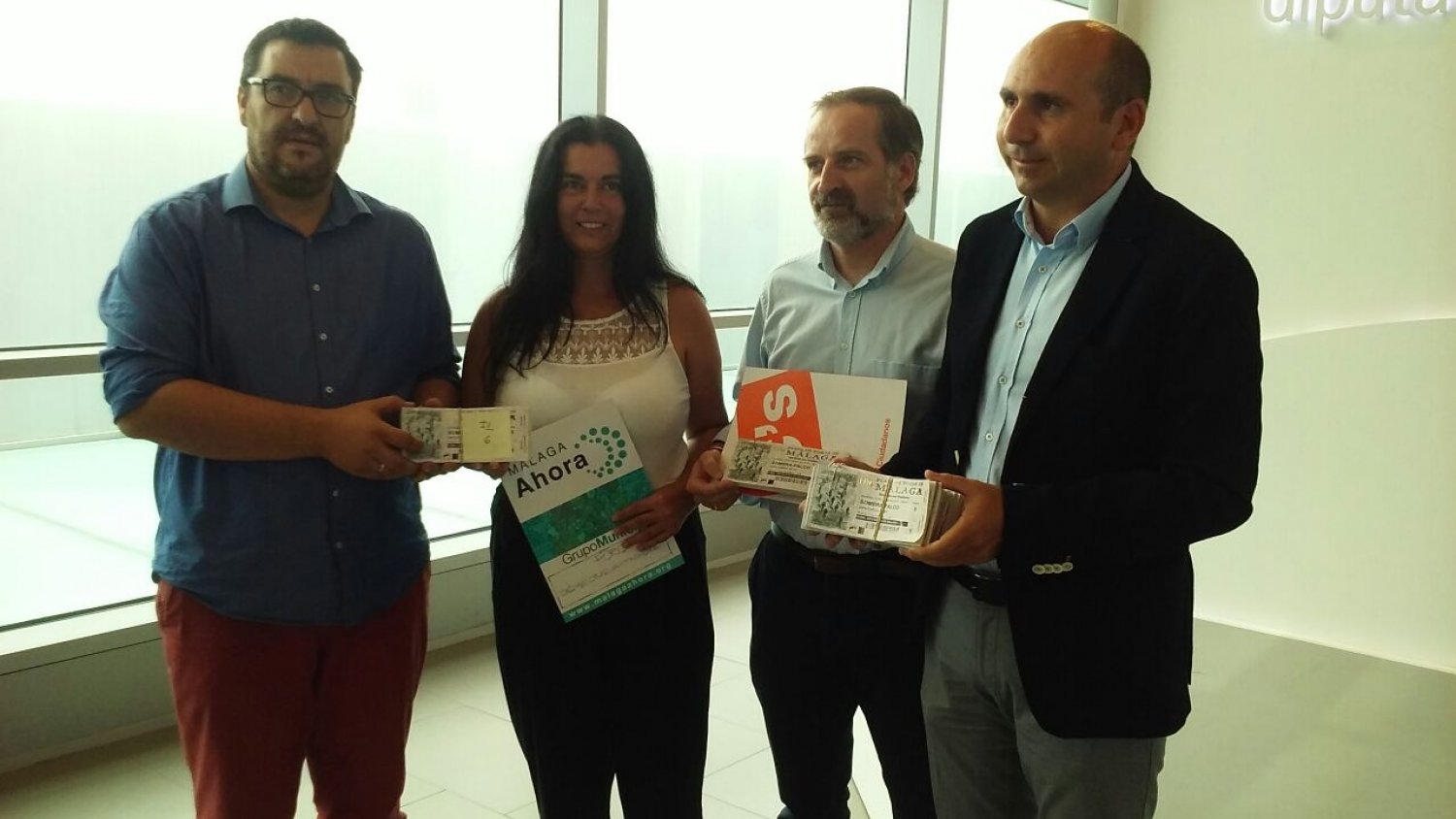 PSOE, Ciudadanos, IU y Málaga Ahora rechazan el reparto 