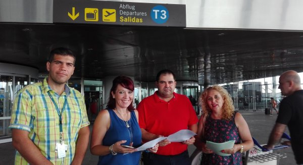 El aeropuerto bate récord de pasajeros y de pérdida de empleo