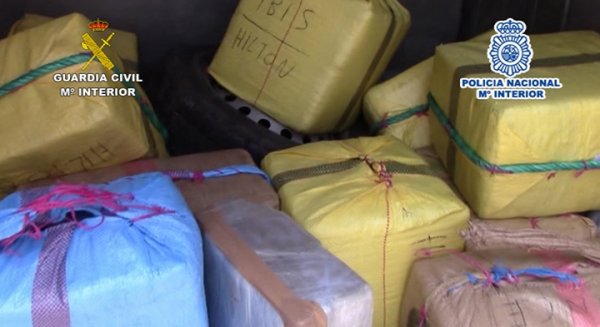 Desarticulada en Málaga una organización dedicada al tráfico internacional de hachís
