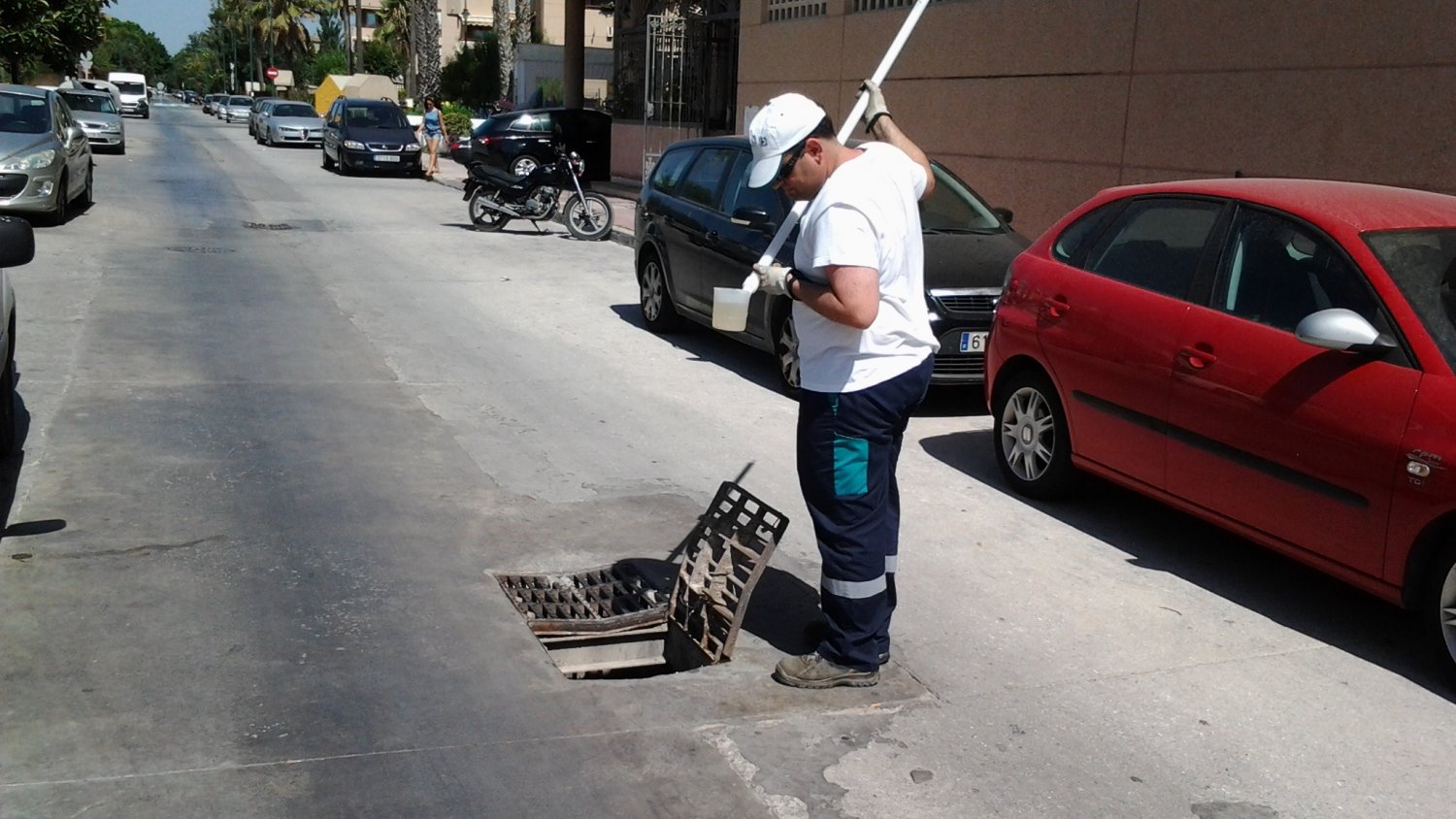 El Ayuntamiento de Málaga refuerza las tareas de control de mosquitos a ambos márgenes del río Guadalhorce
