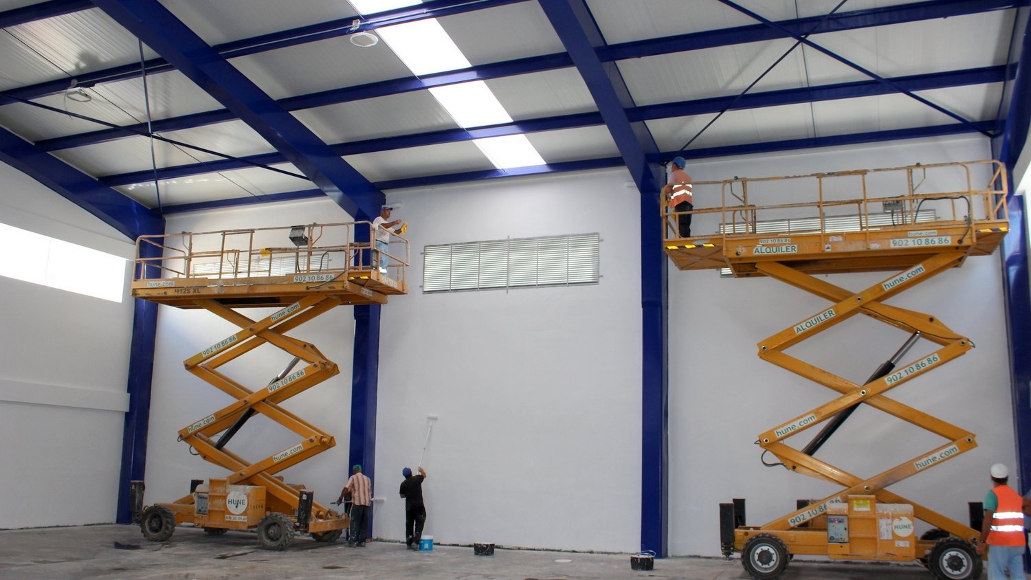 En un mes finalizan las obras del nuevo pabellón deportivo de Estepona