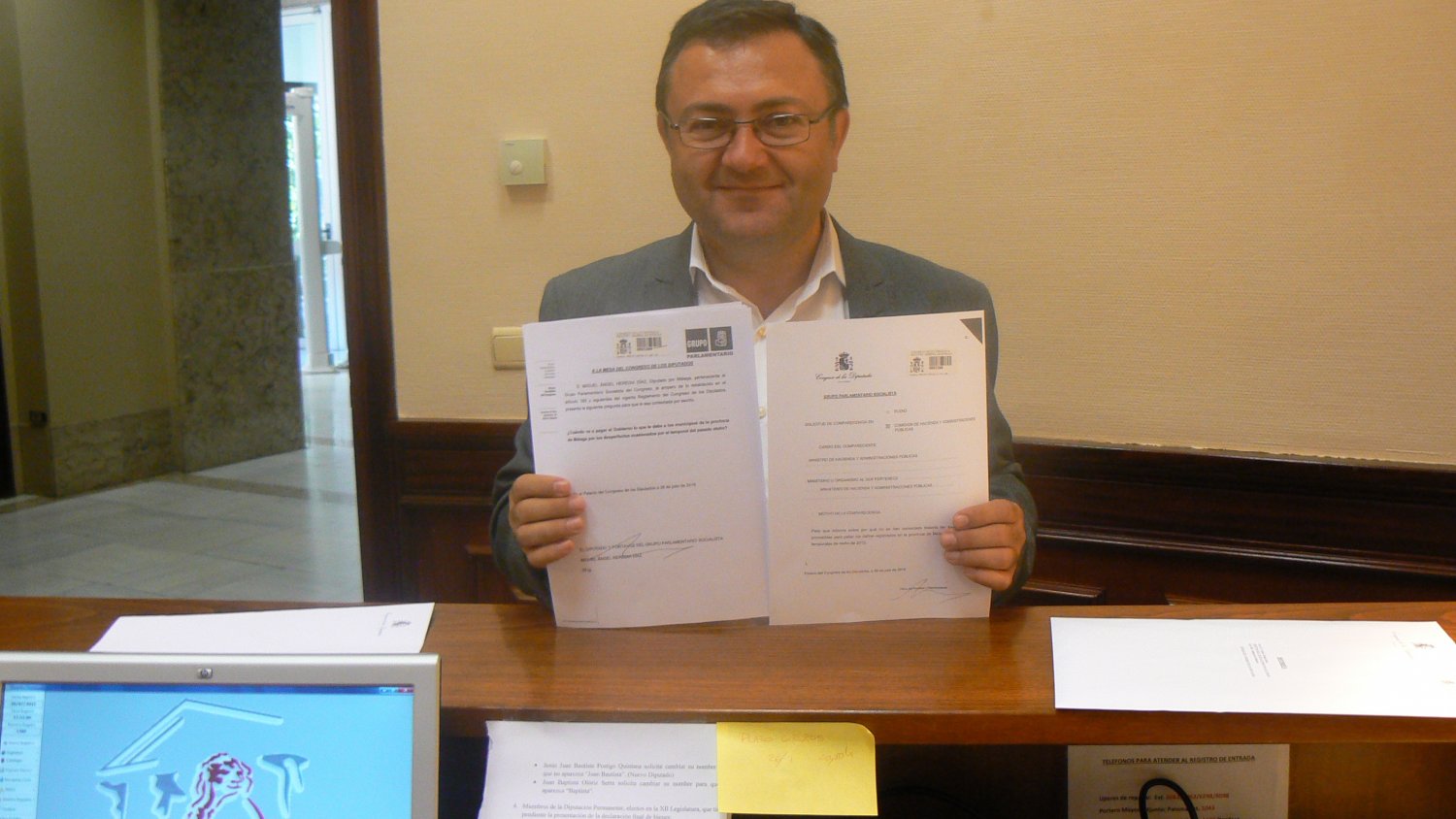Heredia (PSOE) exige al Gobierno que pague a los municipios de la provincia lo que les debe por los daños del temporal del otoño pasado