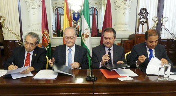 Los ayuntamientos de Sevilla y Málaga se unen a Andalucía TECH para crear un gran laboratorio urbano de proyectos