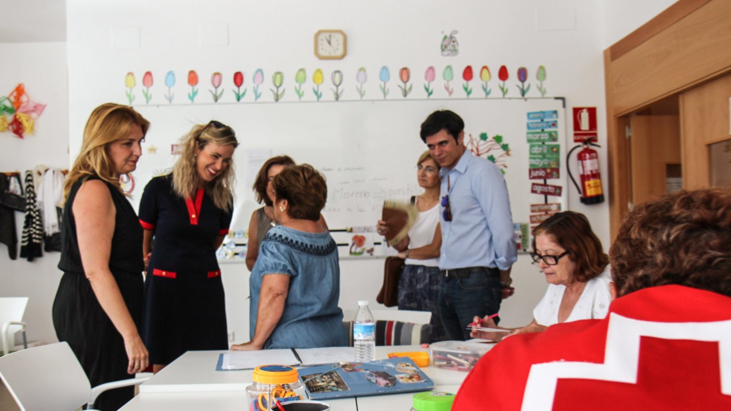 Las delegadas de Políticas Sociales y Educación destacan la coordinación de programas transversales con las entidades